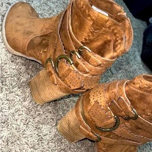 Brown Booties size 10